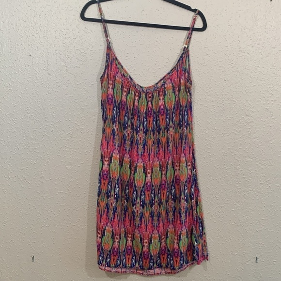 Tommy Bahama Multicolor Spaghetti Adjustable Strap Slip-on Beach Dress size L - Picture 5 of 10